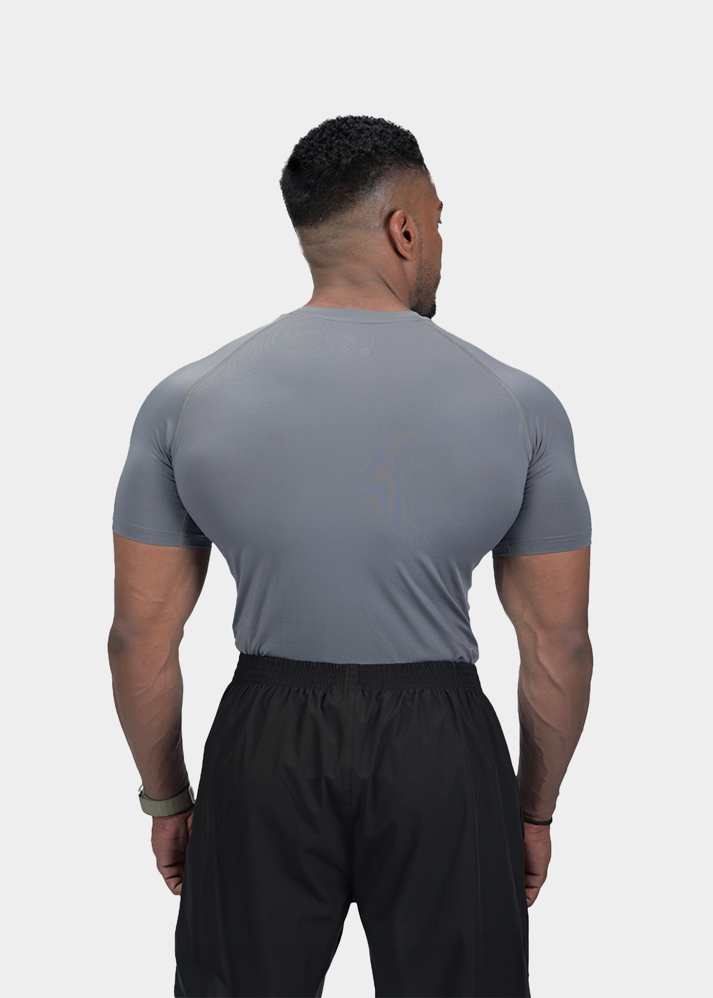 SHORT SLEEVE COMPRESSION - DARK GREY