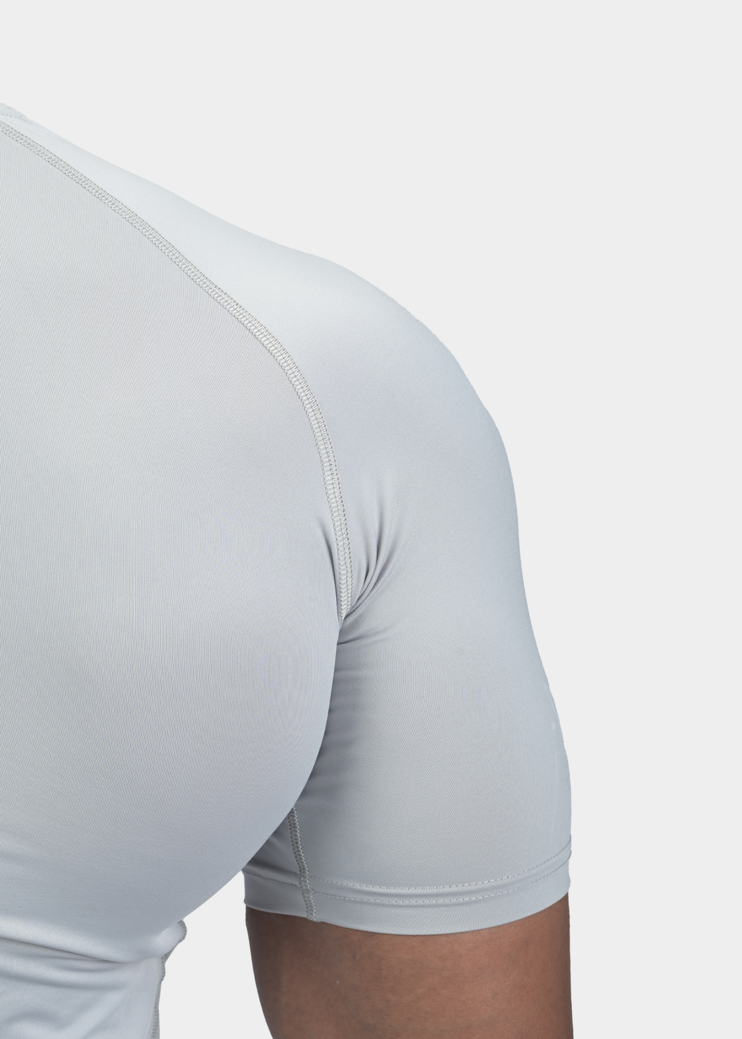 SHORT SLEEVE COMPRESSION - LIGHT GREY