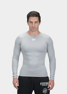 LONG SLEEVE COMPRESSION - LIGHT GREY