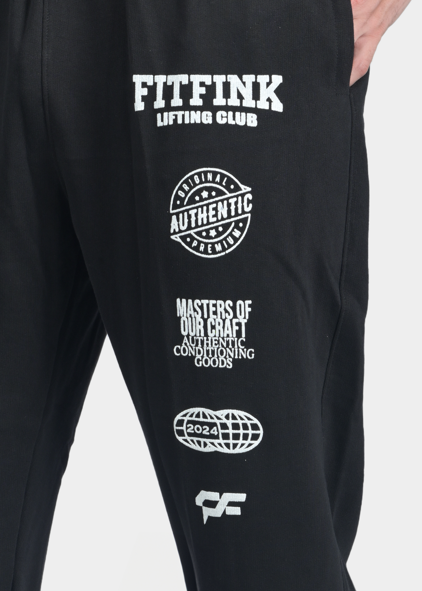 POWER SWEATPANTS - BLACK