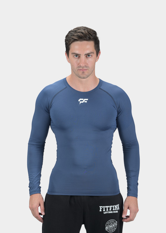 LONG SLEEVE COMPRESSION - NAVY BLUE